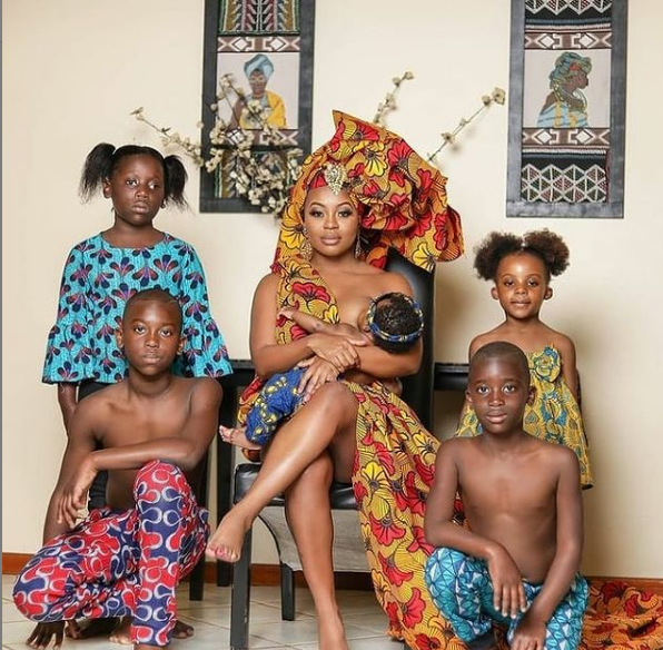 Gabisile Tshabalala and her children