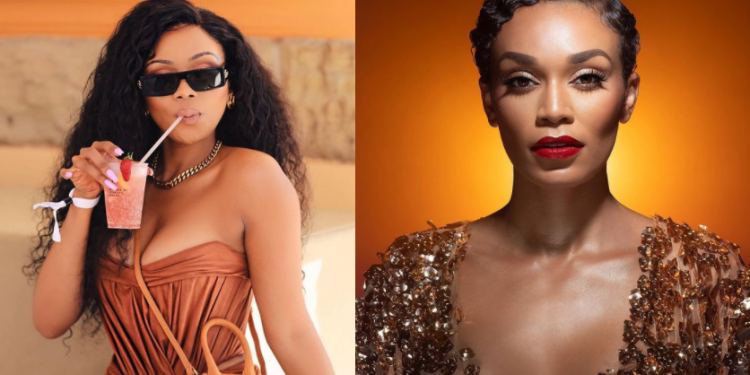 Pearl Thusi and Bonang