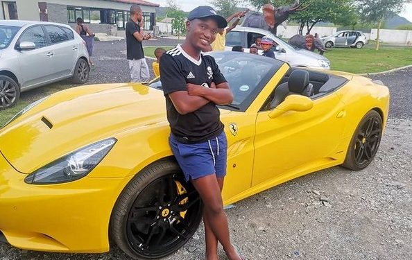 Pictures Vusi Leremi, Clement from Skeem Saam owns a Ferrari in real life