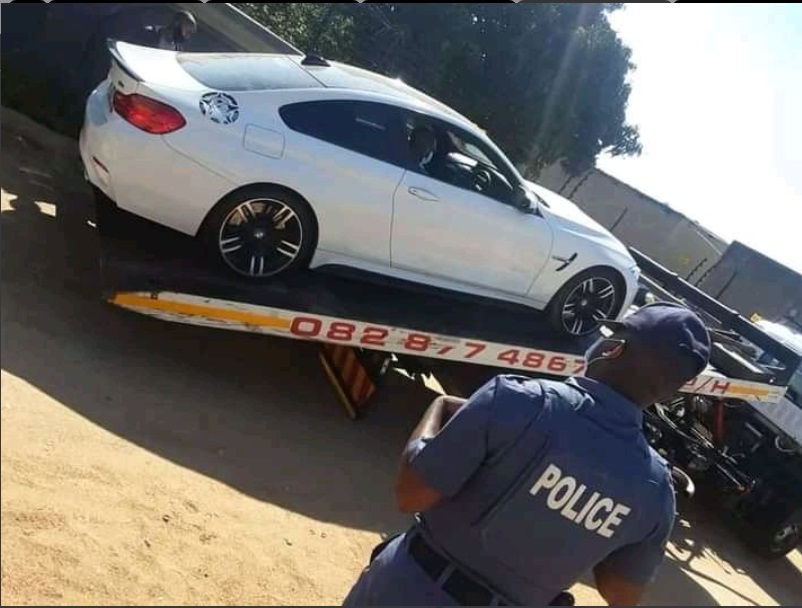 King Monada million-dollar BMW repossessed (Source Twitter)