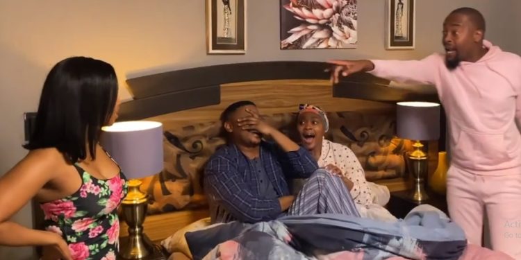 Video: Moshe Ndiki storms Gomora set and insults Zolisa Xaluva (Melusi) whilst shooting