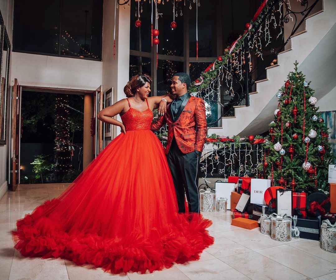 Andile Mpisane and his mother Shauwn Mkhize