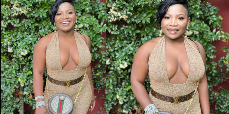 Makhadzi slays with Louis Vuitton jumpsuit and R17,000 Gucci handbag