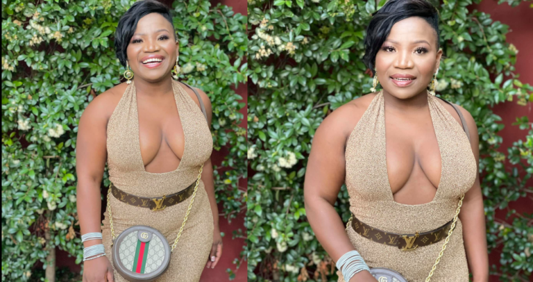 Pictures: Makhadzi slays with Louis Vuitton jumpsuit and R17,000 Gucci handbag
