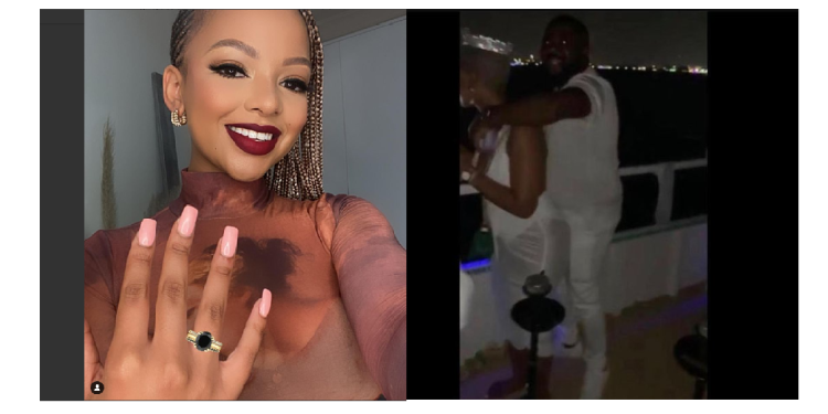 Mihlali Ndamase and boyfriend