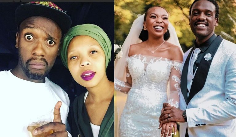 Wedding Pictures: Mqhele on The Wife is married to Lindiwe from Isono in real life