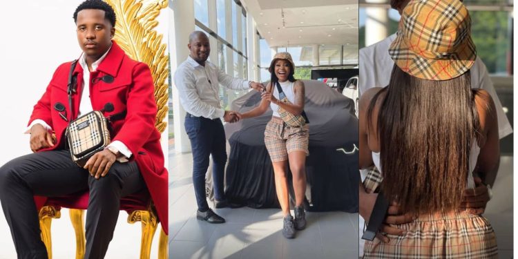 Andile Mpisane buys Baby Mama Sithelo Shozi new BMW, buys himself a Mercedes Benz