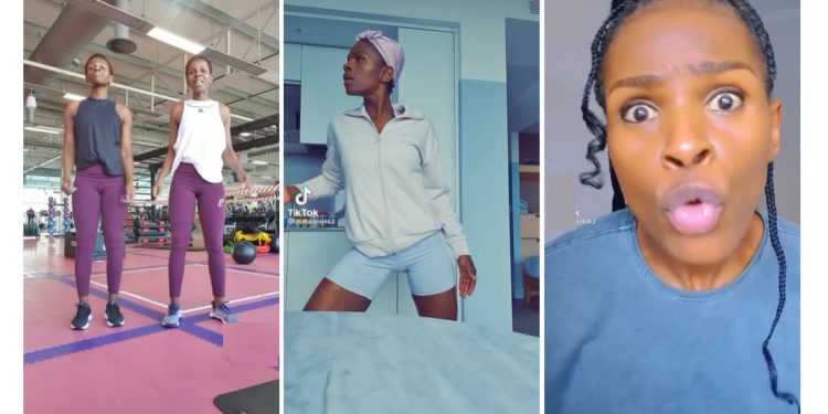 Zakithi 'Nokubonga Khuzwayo' from Imbewu's TikTok screenshots