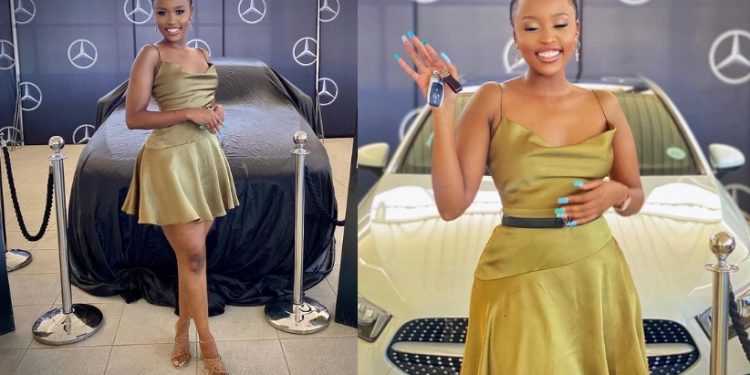 In Pictures: Ehostela actress Khethiwe 'Lungelo Mpangase' buys an R1 million car