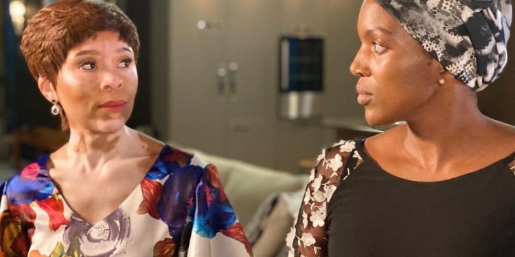 Imbewu: The Seed Producer Leleti Khumalo with Branda Mhlongo 'KaMadonsela' -Source: Instagram