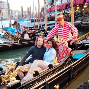 Nqobile Nunu Khumalo and Italian husband Federico Ancillai.