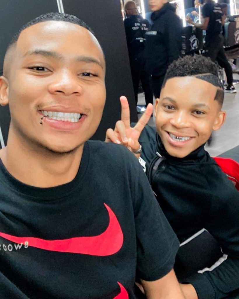 Zodwa WaBantu's Ben 10 and her son Vusi