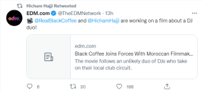 Hicham Hajji tweet-Image Source(Twitter)