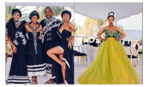 The beautiful dressing worn by the cast at Andile and Njabulo's wedding on The River
