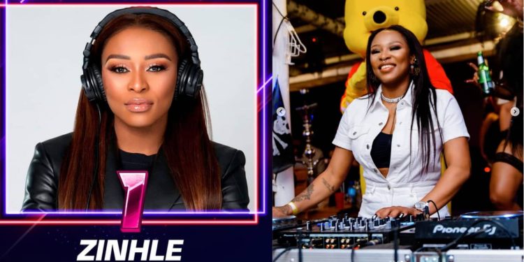 DJ Zinhle is the number 1 female DJ in Africa on the top 100 list on the Djane list. DJ Zinhle is the number 1 female DJ in Africa on the top 100 list on the Djane list