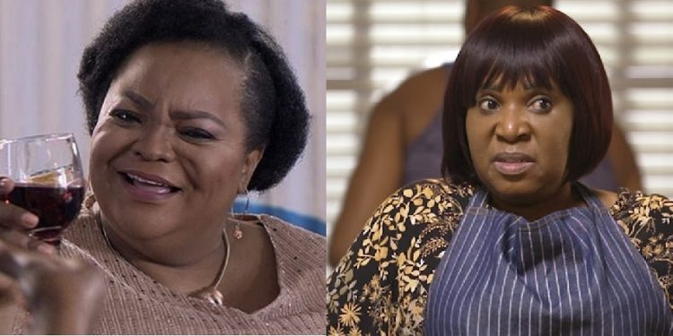 Gomora actress Zodwa and Scandal actress Gloria (Source Instagram)