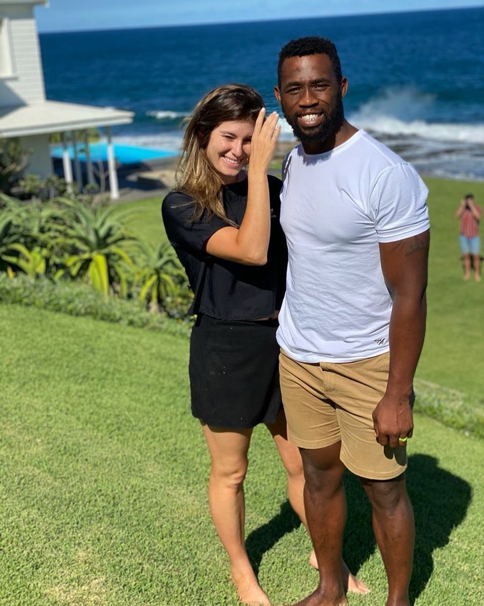 Siya and Rachel Kolisi