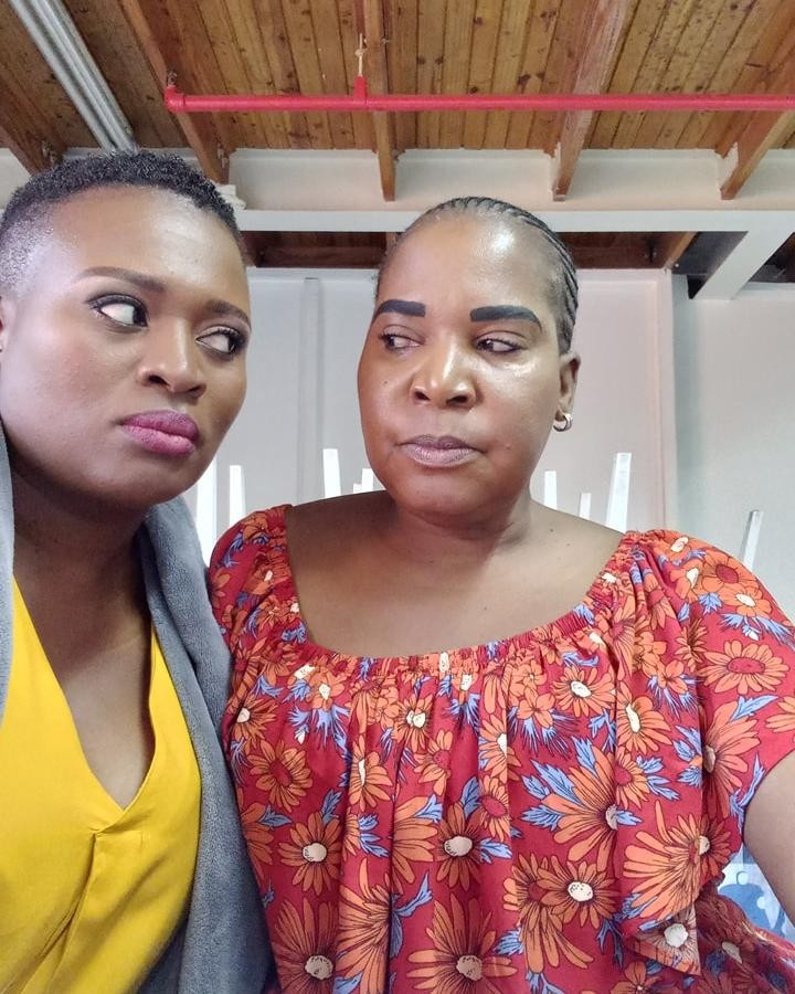 Zodwa and Bongani's baby mama on Gomora