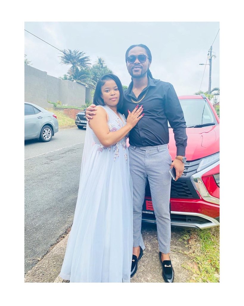 Simphiwe Majozi and wife Kekeletso Mahlelebe 