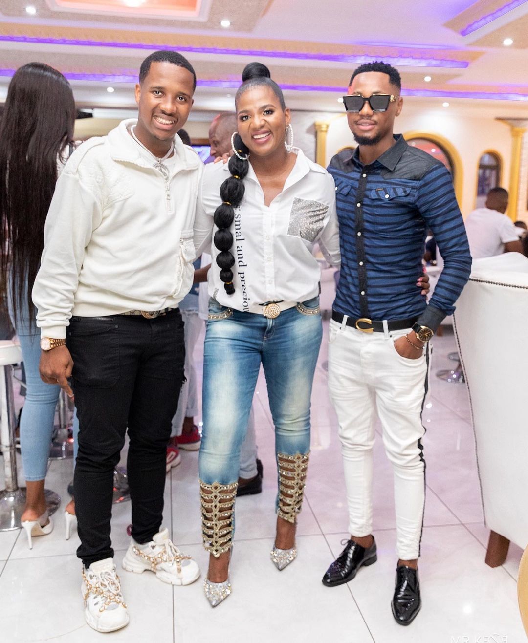 Shaun Shylist, Shauwn Mkhize and Andile Mpisane