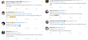 Responses to Mohale on Twitter-Source(Twitter/Mohale Motaung)