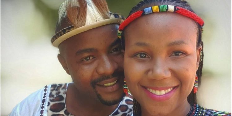 Amanda Manku who plays Dr Elisabeth Thobagale on Skeem Saam with her husband. Image Credit instagram.com/amanda_manku/