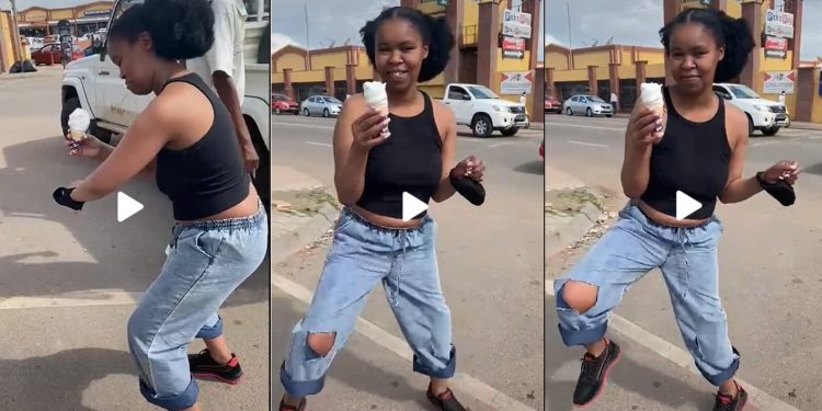 Zahara dancing on the streets