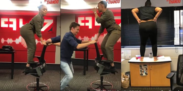 Watch Thando Thabethe, 947 staff join Umlando Challenge supporting Dineo Ranaka who was suspended by Metro FM