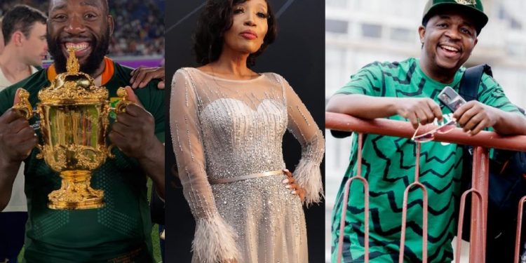 From left to right Tendai Mtawarira, Sophie Ndaba and Oskido (Source Savannanews)