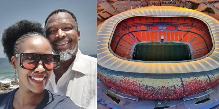 The Queen actor Sello Maake KaNcube and his wife Pearl Mbewe (Image credits Instagram/sellomkn)