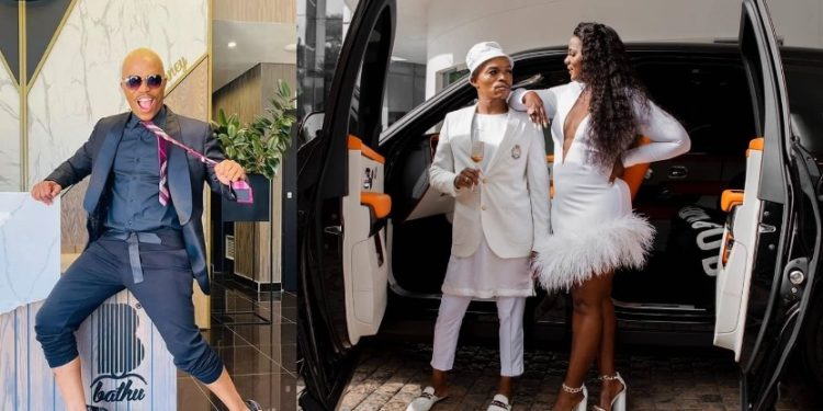 Idols SA judge Somizi Mhlongo with Shauwn Mkhize (Image credits Somizi Mhlongo)