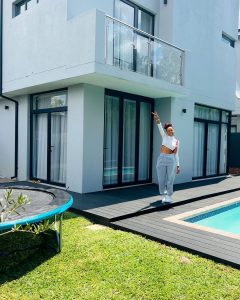 Ntando Duma shows off her house