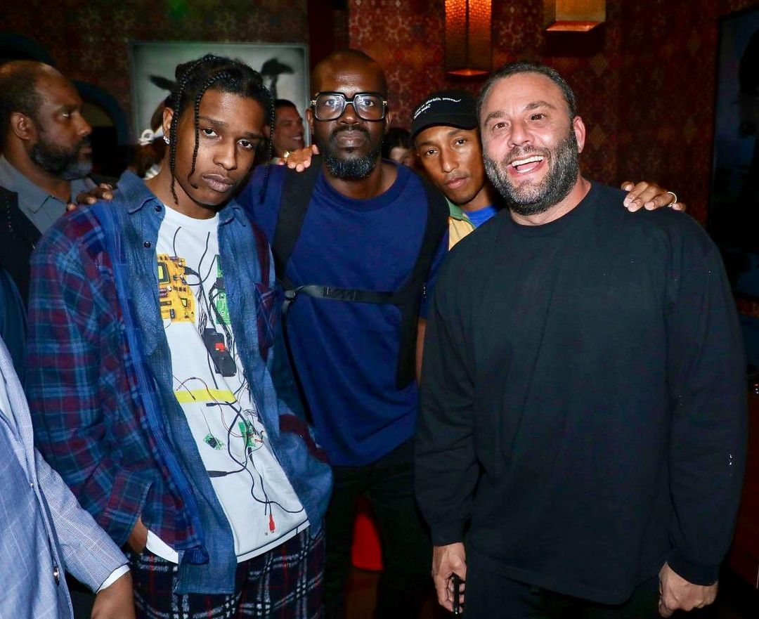 DJ Black Coffee with ASAP and Pharell Williams (Source Instagram)