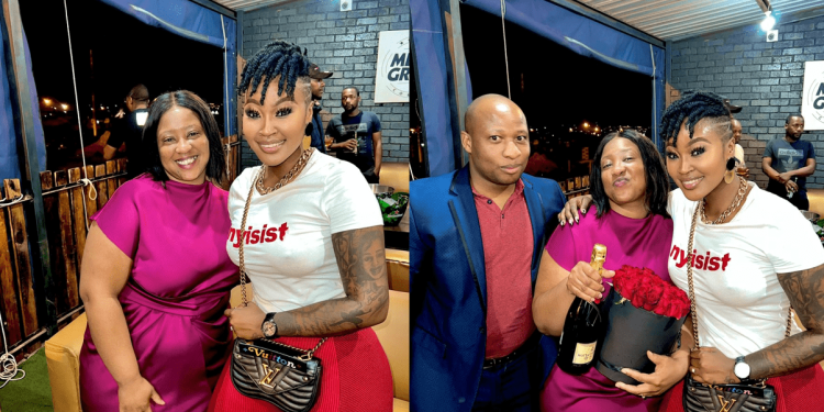 Lamiez Holworthy helps surprise fan-Image Source(Twitter/Corbett Farmer)