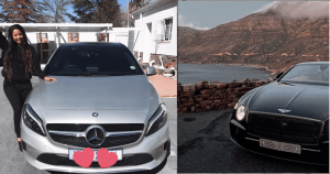 Mihlali Ndamase and Sarah Langa cars-Image Source(Instagram/Mihlali Ndamase/Sarah Langa)