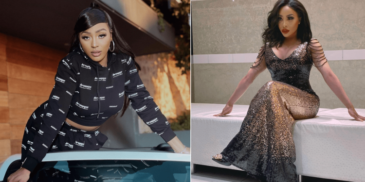 Nadia Nakai and Khanyi Mbau-Image Source(Instagram/BRAGGA/Mbaureloaded)