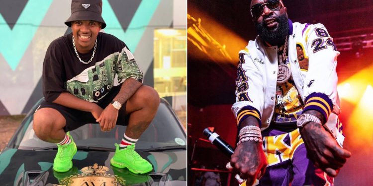 Andile Mpisane and Rick Ross. Credit: Instagram/RickRoss Instagram/AndileMpisane
