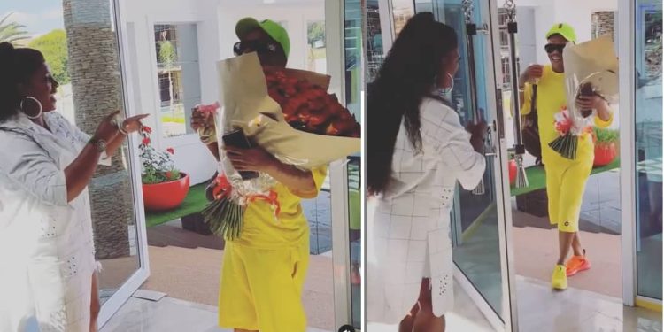 Watch: Somizi blesses Shauwn Mkhize with an early valentines gift