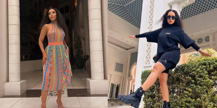 Watch as Thuli Phongolo takes over Dubai with big cars, jewelry and trendy fashion