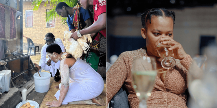 Zodwa Wabantu's ritual-Image Source(Instagram/zodwalibram)