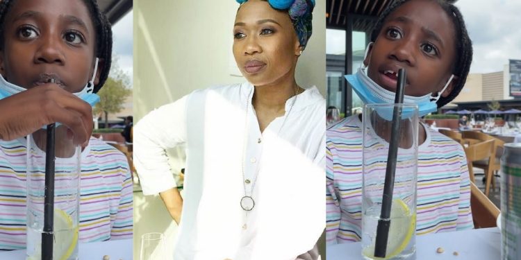 Media personality Dineo Ranaka and her daughter - Source Instagram:dineoranaka