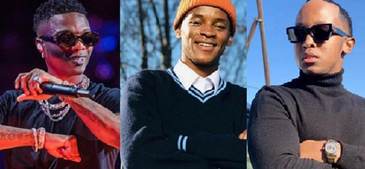 Wizkid,Sicelo Buthelezi and Junior De Rocka