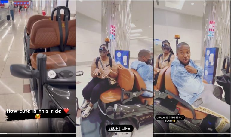 Watch: Shauwn Mkhize and Andile Mpisane chauffeur-driven like the Royal family in Dubai