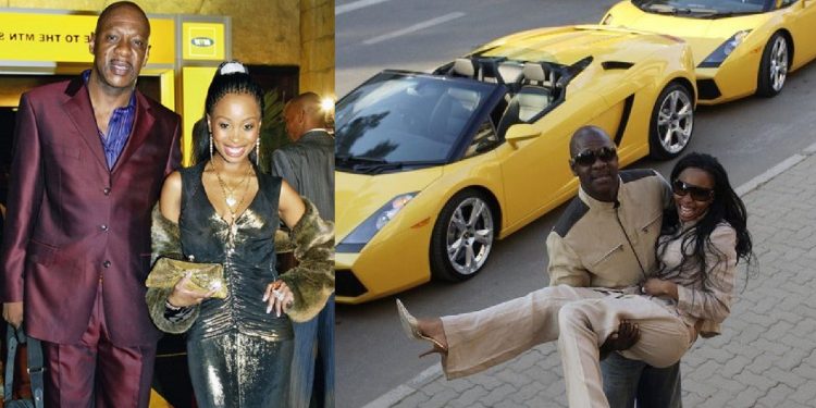 Mandla Mthembu and Khanyi Mbau (Source Twitter)