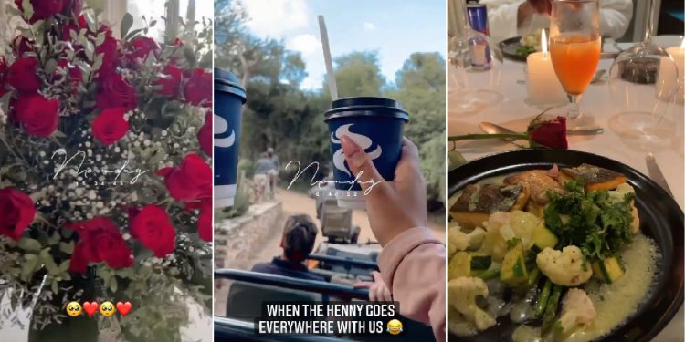 Inside Faith Nketsi's Valentine's getaway (Source Instagram)