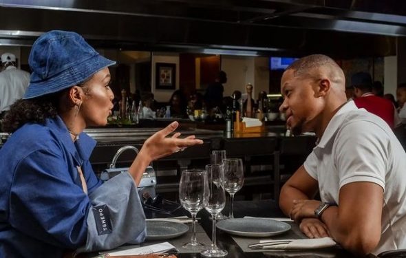 Mr Smeg 'Michael Bucwa' and Pearl Thusi (Source Instagram@michaelbucwa)