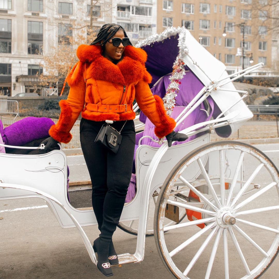 MaMkhize exploring New York City