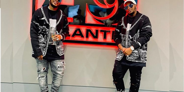 Major League Djz celebrate signing a deal with Atlantic Records  