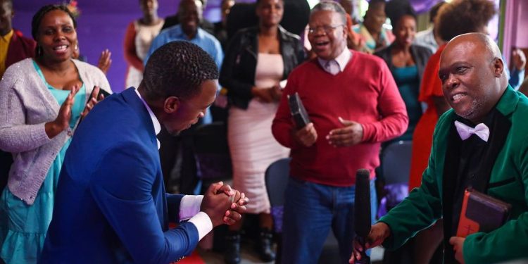 Mbatha's successful KFC service, as Dumi Mkokstad performs