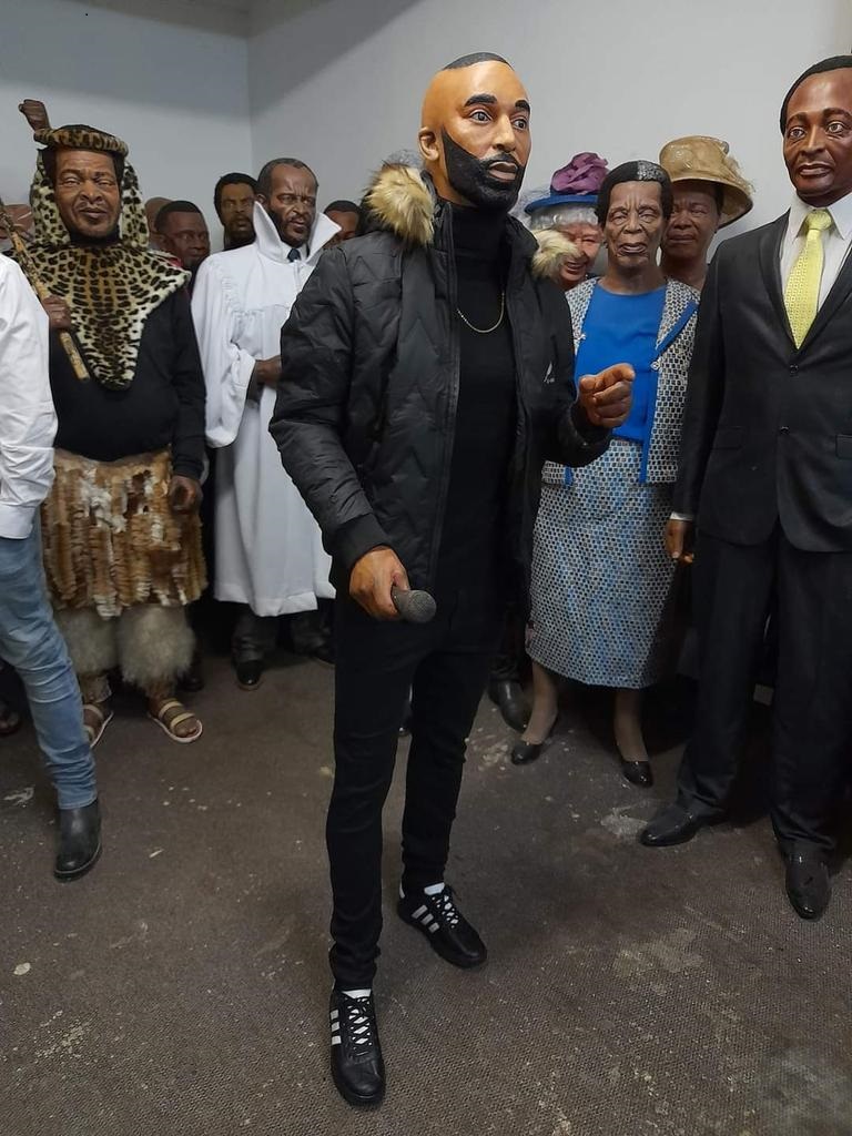 Riky Rick's statue destroyed after its creator receives death threats